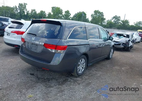 2016 Honda Odyssey Ex-L from USA, damaged, VIN 5FNRL5H61GB099511